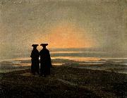 Caspar David Friedrich Evening Landscape with Two Men china oil painting reproduction